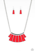 Load image into Gallery viewer, Paparazzi ~ Glamour Goddess ~ Red Necklace Set