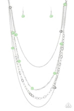 Load image into Gallery viewer, Paparazzi ~ Glamour Grotto ~ Green Necklace Set
