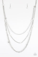 Load image into Gallery viewer, Paparazzi ~ Glamour Grotto ~ White Necklace Set
