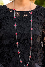 Load image into Gallery viewer, Paparazzi ~ Glimpses of Malibu ~ Fashion Fix Complete Trend Blend ~ Red Necklace Set