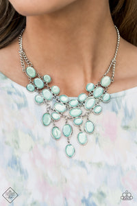 Paparazzi ~ Serene Gleam ~ Blue Necklace Set (Fashion Fix Exclusive)