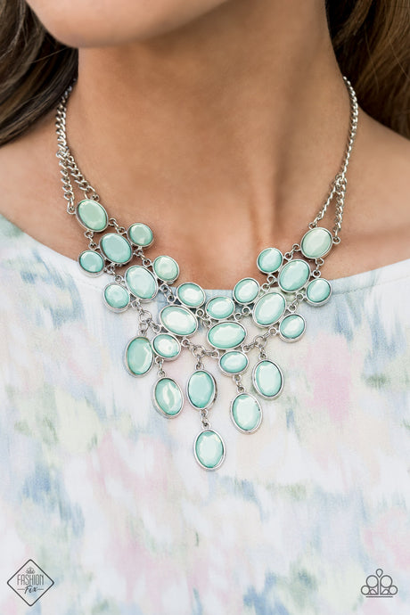Paparazzi ~ Serene Gleam ~ Blue Necklace Set (Fashion Fix Exclusive)