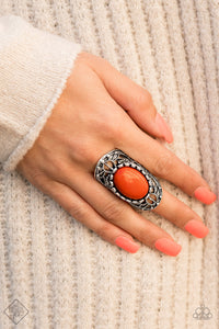 Paparazzi ~ Glimpses of Malibu ~ Fashion Fix Complete Trend Blend ~ Orange Necklace Set