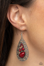 Load image into Gallery viewer, Paparazzi ~ Glimpses of Malibu ~ Fashion Fix Complete Trend Blend ~ Red Necklace Set