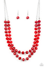 Load image into Gallery viewer, Paparazzi ~ Glitter Gratitude ~ Red Necklace Set