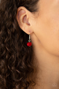 Paparazzi ~ Glitter Gratitude ~ Red Necklace Set