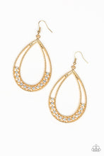 Load image into Gallery viewer, Paparazzi ~ Glitz Fit ~ Gold Earrings