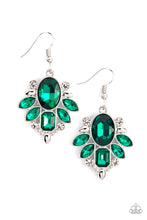 Load image into Gallery viewer, Paparazzi ~ Glitzy Go-Getter ~ Green Earrings
