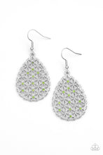 Load image into Gallery viewer, Paparazzi ~ Glorious Gardens ~ Green Earrings