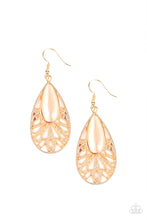 Load image into Gallery viewer, Paparazzi ~ Glowing Tranquility ~ Gold Earrings
