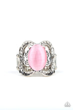 Load image into Gallery viewer, Paparazzi - Go For Glow - Pink Ring with Stretchy Band