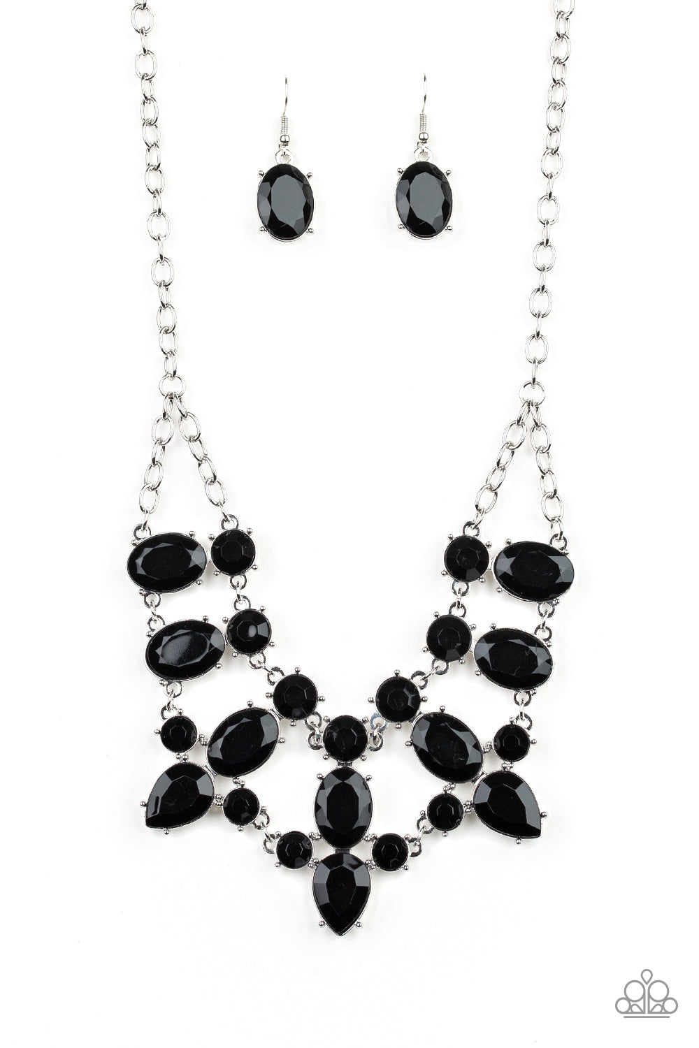 Paparazzi ~ Goddess Glow ~ Black Necklace Set