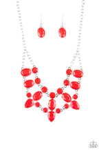 Load image into Gallery viewer, Paparazzi ~ Goddess Glow ~ Red Necklace Set