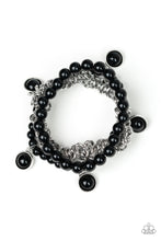 Load image into Gallery viewer, Paparazzi - Good Vibes Only - Black Bracelet