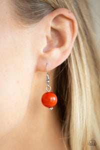 Paparazzi - Gorgeously Globetrotter - Orange Necklace Set