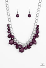 Load image into Gallery viewer, Paparazzi ~ Gorgeously Globetrotter ~ Purple Necklace Set