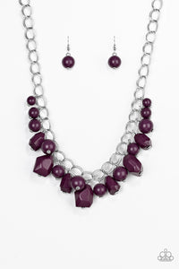 Paparazzi ~ Gorgeously Globetrotter ~ Purple Necklace Set