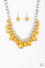 Load image into Gallery viewer, Paparazzi ~ Gorgeously Globetrotter ~ Yellow Necklace Set