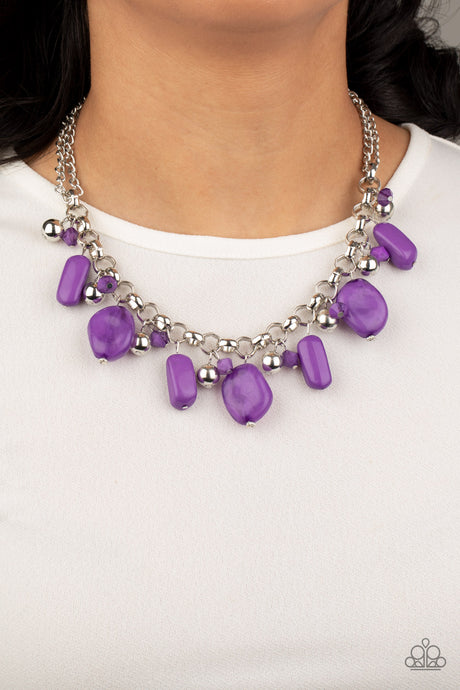 Paparazzi ~ Grand Canyon Grotto ~ Purple Necklace Set