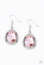 Load image into Gallery viewer, Paparazzi ~ Grandmaster Shimmer ~ Pink Earrings