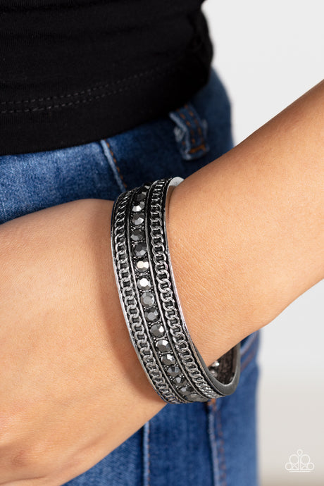 Paparazzi ~ Grit Goals ~ Silver Cuff Bracelet