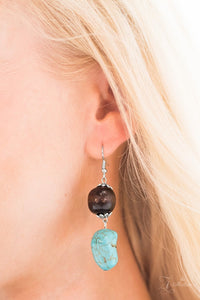 Paparazzi ~ "Groundbreaker" ~ ZI Collection ~ Turquoise & Wood Bead Necklace Set