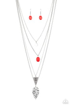 Load image into Gallery viewer, Paparazzi ~ Grounded In ARTIFACT ~ Red Necklace Set