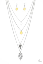 Load image into Gallery viewer, Paparazzi ~ Grounded In ARTIFACT ~ Yellow Necklace Set