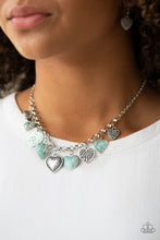 Load image into Gallery viewer, Paparazzi ~ Grow Love ~ Green Charm Necklace and Bracelet Set