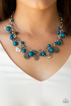 Load image into Gallery viewer, Paparazzi ~ Guru Garden ~ Blue Necklace Set