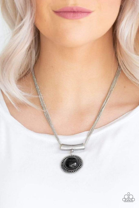 Paparazzi ~ Gypsy Gulf ~ Black Necklace Set
