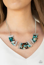 Load image into Gallery viewer, Paparazzi ~ HAUTE-Blooded ~ Blue Necklace Set
