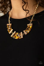Load image into Gallery viewer, Paparazzi ~ HAUTE-Blooded ~ Yellow Necklace Set