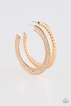 Load image into Gallery viewer, Paparazzi ~ HAUTE Mama ~ Gold Hoop Earrings