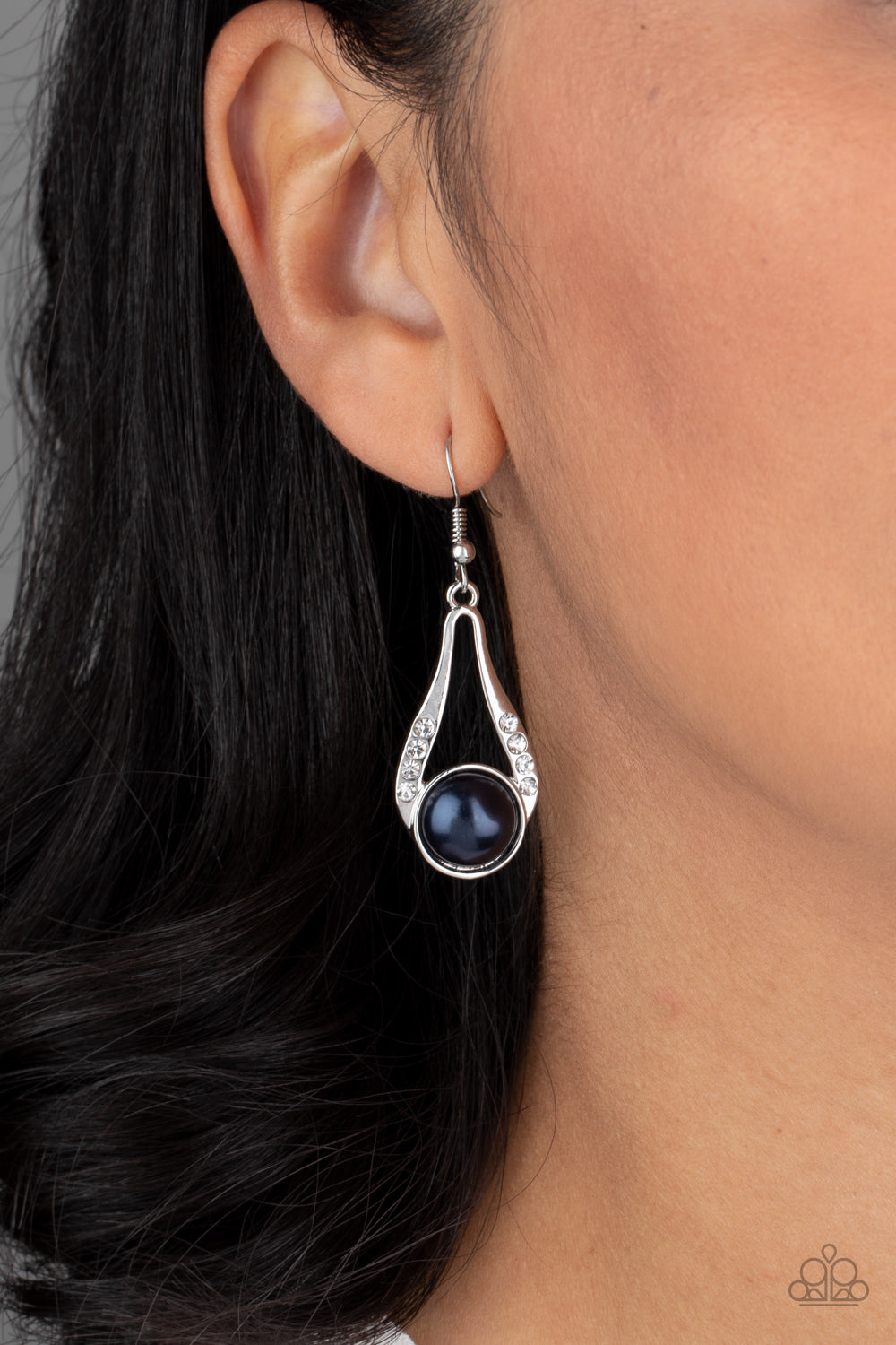 Paparazzi ~ HEADLINER Over Heels ~ Blue Earrings