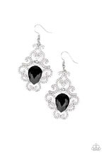 Load image into Gallery viewer, Paparazzi ~ Happily Ever AFTERGLOW ~ Black Earrings