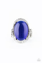 Load image into Gallery viewer, Paparazzi - Happily Ever Enchanted - Blue Cat&#39;s Eye Stone Ring