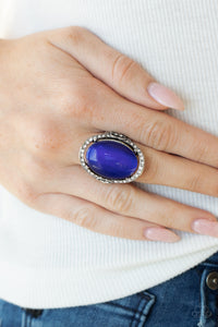 Paparazzi - Happily Ever Enchanted - Blue Cat's Eye Stone Ring
