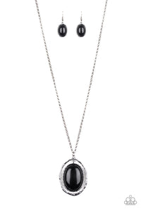 Paparazzi ~ Harbor Harmony ~ Black Necklace Set