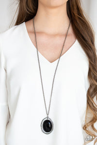 Paparazzi ~ Harbor Harmony ~ Black Necklace Set