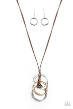 Load image into Gallery viewer, Paparazzi ~ Harmonious Hardware ~ Brown Necklace Set