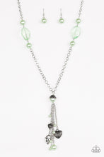 Load image into Gallery viewer, Paparazzi ~ Heart-Stopping Harmony ~ Green Necklace Set