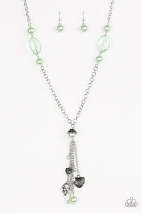 Paparazzi ~ Heart-Stopping Harmony ~ Green Necklace Set