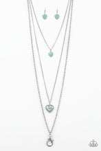 Load image into Gallery viewer, Paparazzi ~ Heart Song ~ Green Lanyard Necklace Set