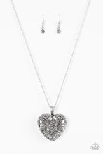 Load image into Gallery viewer, Paparazzi ~ Heartless Heiress ~ Silver Necklace Set