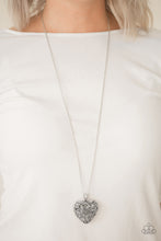 Load image into Gallery viewer, Paparazzi ~ Heartless Heiress ~ Silver Necklace Set