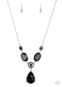 Paparazzi ~ Heirloom Hideaway ~ Black Necklace Set