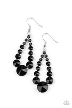 Load image into Gallery viewer, Paparazzi ~ Here GLOWS Nothing! ~ Black Earrings