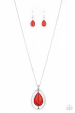 Load image into Gallery viewer, Paparazzi ~ Here Today, PATAGONIA Tomorrow ~ Red Necklace Set - Klassy Jewelz Boutique
