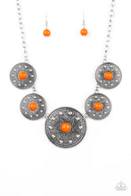 Load image into Gallery viewer, Paparazzi ~ Hey, SOL Sister ~ Orange Necklace Set
